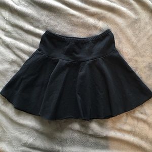 American Apparel Black Circle Skirt
